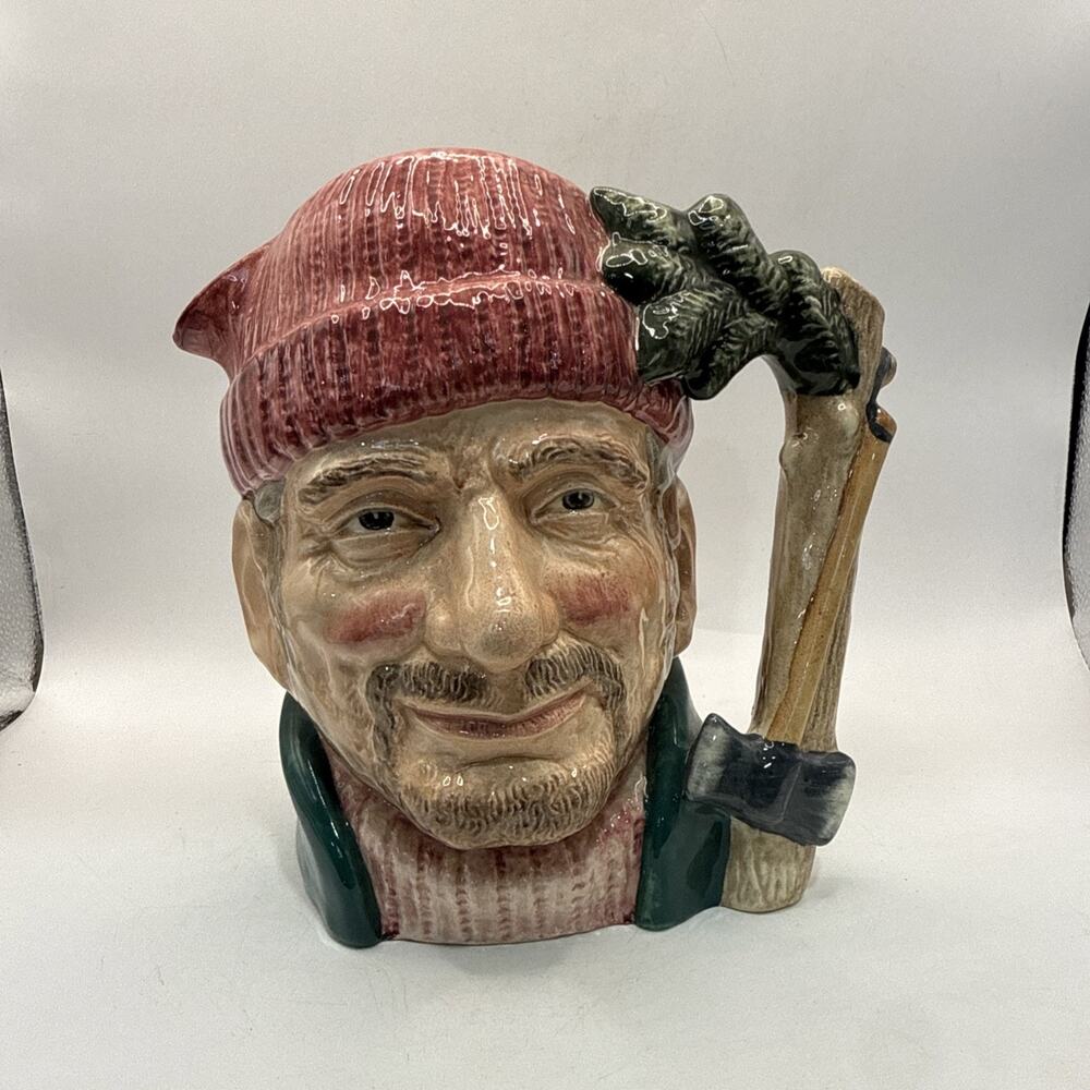 Lumberjack, Special Backstamp Edition, D6610, H:7.25”, Vintage Royal Doulton *